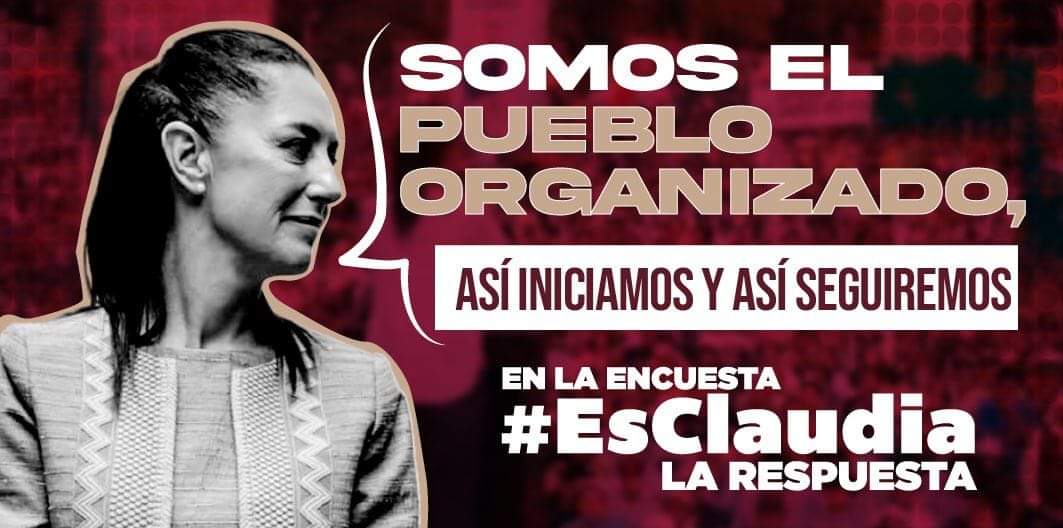 ¡Ya lo sabes! En la #Encuesta, #Claudia es la respuesta. 

#EsTiempoDeLasMujeres #EsClaudia #EstadoDeMéxico