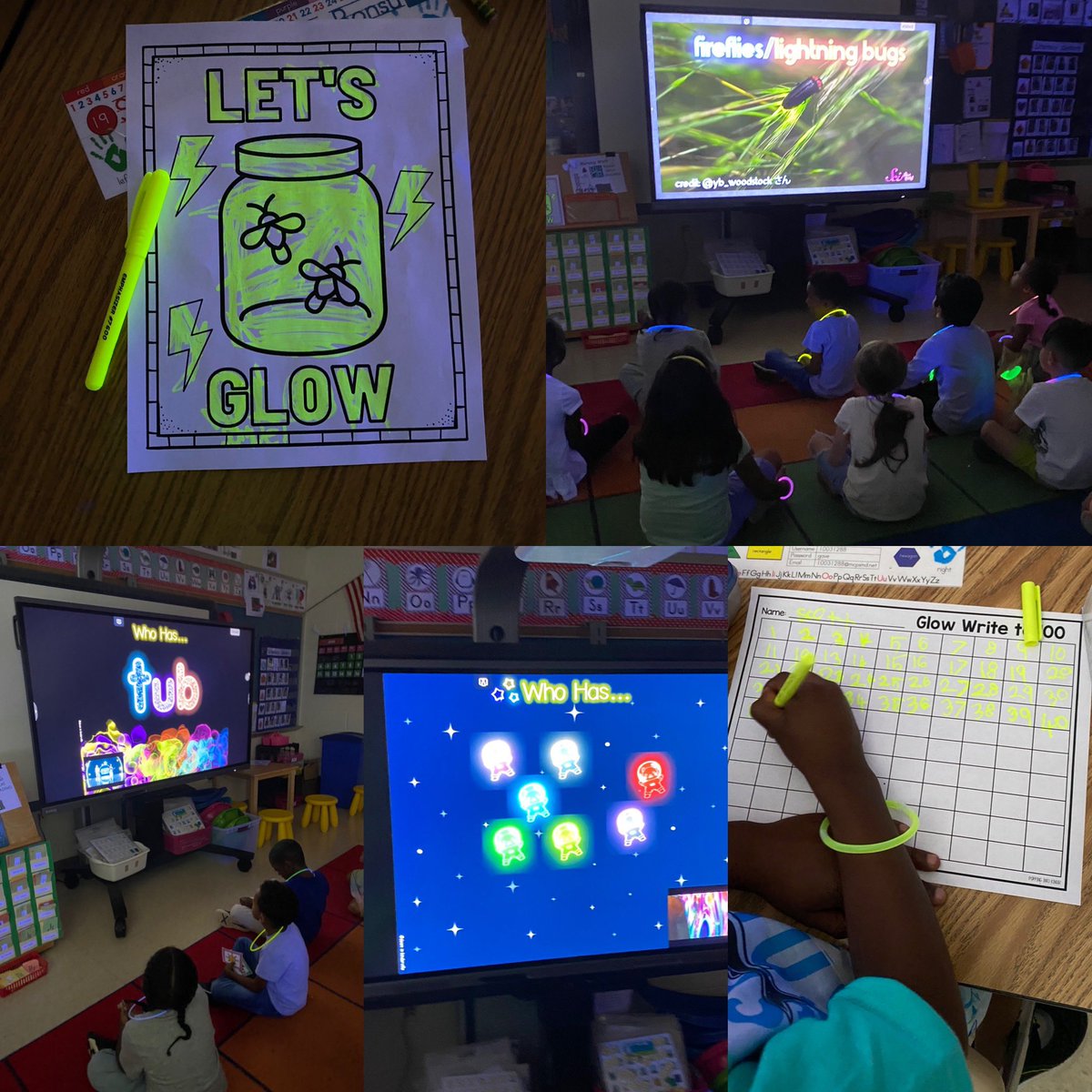 MrsMackeysClass's tweet image. We had an amazing glow and sparkle day! 4 more days in kindergarten!