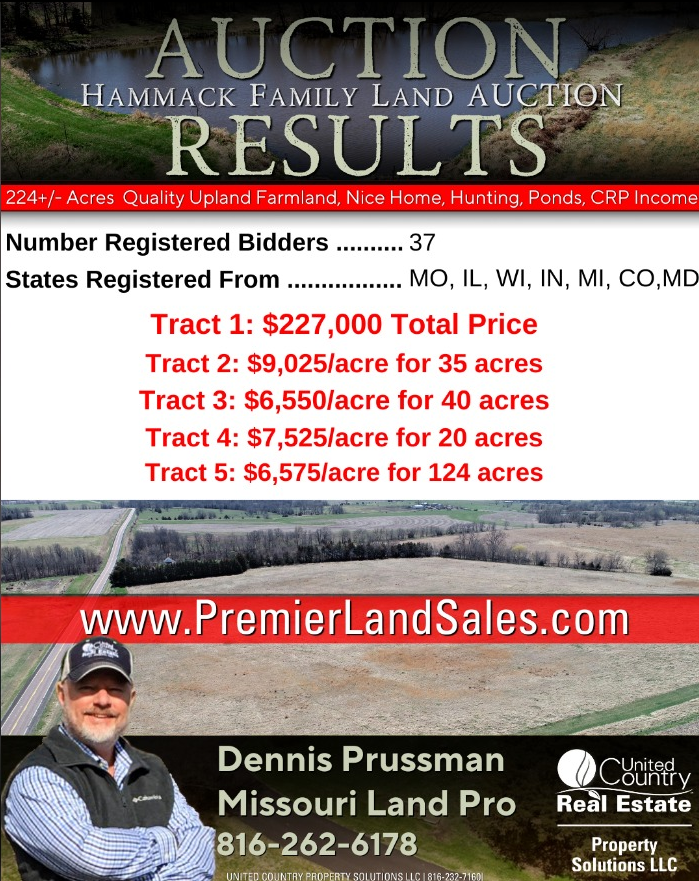 theLandTalker's tweet photo. Impressive Results for CRP land south of Bethany, MO in Harrison County.  Congratulations to Dennis "the Missouri Land Pro" Prussman. https://t.co/c1zcE4nNHj