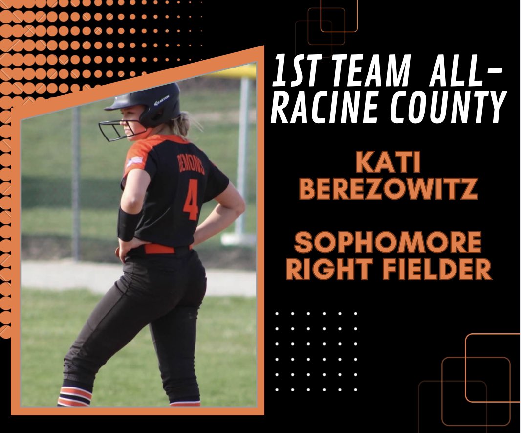 FIRST TEAM All-Racine County:

Congrats <a href="/KBerezowitz/">Kati Berezowitz</a> 👏👏