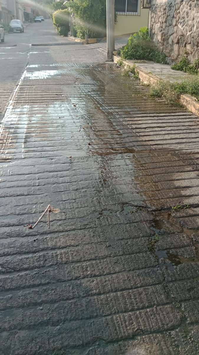 Us91D's tweet photo. @SAPACCuernavaca Oye @SAPACCuernavaca en la colonia Adolfo López Mateos en calle La Parota tenemos meses con una fuga, ya se reportó y nadie va. Ya se están dañando las casas y esos daños ustedes no nos los van a pagar verdad, vayan a resolver https://t.co/eCtV2pAHHi