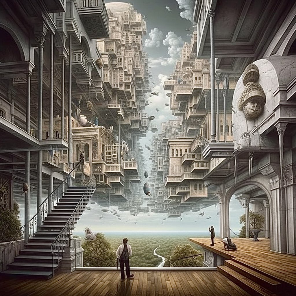 It feels real #midjourney #AIart #AIArtwork #art #latentspace #surrealart