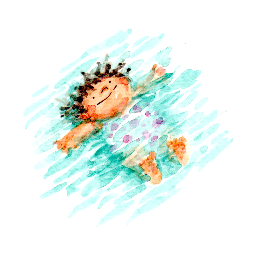 Hot day like today, I dream of floating in a pool, watching the sky all day.
*
*
*
*
*
#SCBWI #CBIGNYC #childrensbooks #childrensbookartist #childrensbookillustrator #kidlit #kidlitart #picturebooks #illustration  #midnightatelier #yukotorii #hotday #pool #swimmingpool #floating
