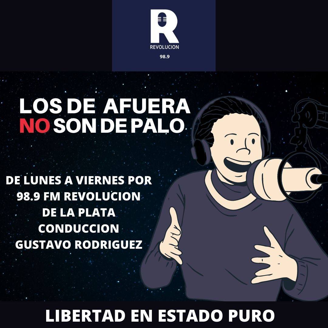 ESTAS ESCUCHANDO #LosDeAfueraNoSonDePalo CON #GustavoRodriguez
DESDE MONTEVIDEO - URUGUAY
POR @Revolucion989 / revolucion989.com.ar 
#LaÚnicaRadioGimnasistaDelPlaneta #LibertadEnEstadoPuro
#VivaelRiodelaPLata #VivaLaRadio #VivaLaLibertad #VivaLaRevolución @losdeafueranos1