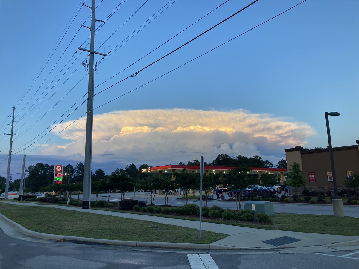 Some Independence Day shit forming in Fayetteville NC! 👀 🛸 👽