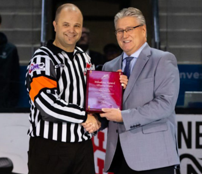 MondayNooner's tweet photo. Tomorrow! 🚨🚨

Impromptu Twirl with newly retired @TheWHL  Official Chris Crich @passionofCrich. He ended his career working the Memorial Cup Final in Kamloops. 

#MacklinSaskyWeapon #HighTightSummerTwirl https://t.co/rsDjjICxem