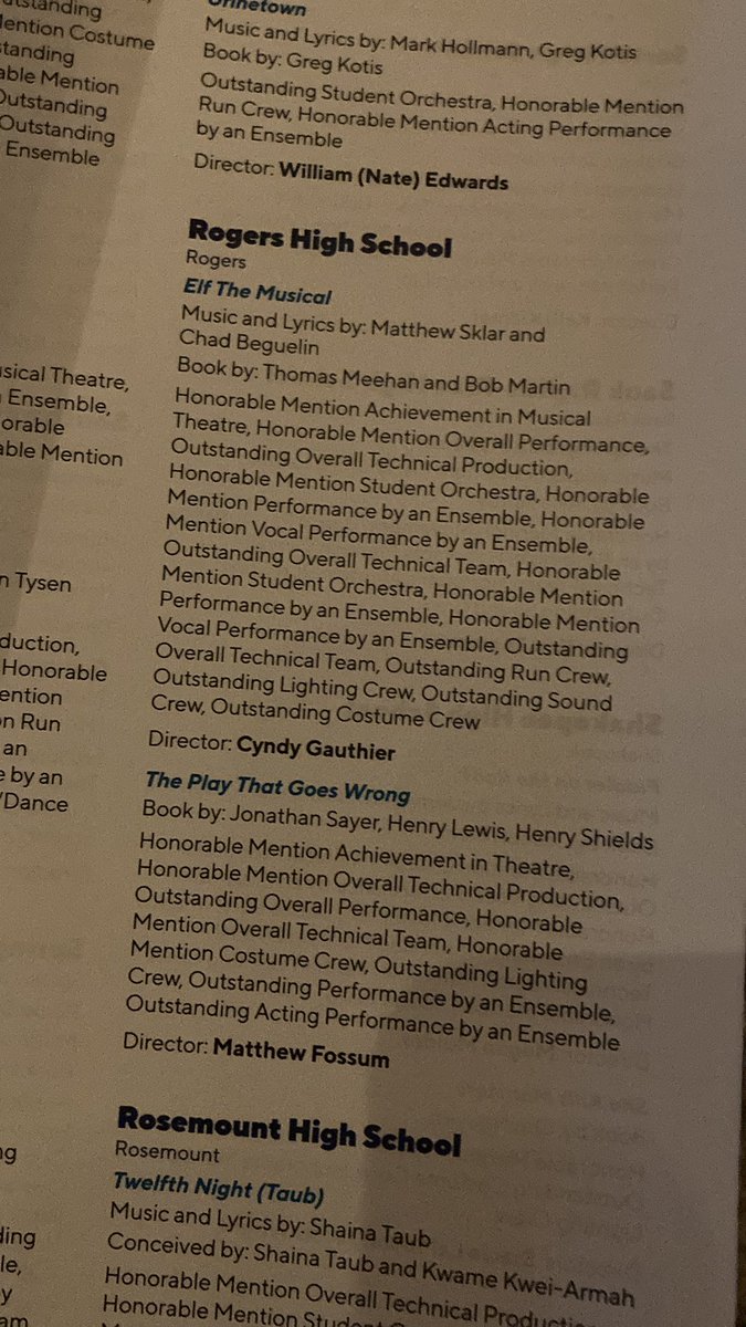 I’m so excited for <a href="/spotlightmn/">Spotlight Education</a> opening night of the 2023 showcase!!! It’s a full house!!! @ I can’t wait to see our <a href="/ISD728/">ISD 728</a> schools <a href="/geauxroyals/">Rogers Royals</a> <a href="/rhstheatredept/">RHS Theatre Dept.</a> <a href="/zhsfansection/">ZHS Student Activites 2021</a> <a href="/ZimmermanDrama/">ZHS Drama Club</a>  go get em cast and crew!!