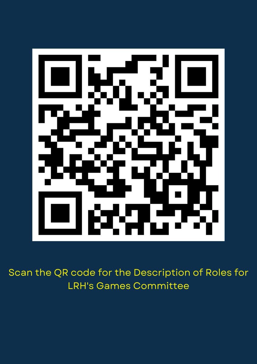 L_RobinsonHall's tweet photo. The Leslie Robinson Games Committee is now accepting applications for the academic year 2023/24! 

Scan the QR code to become a member of the Games Committee! 🔥🤾🏽‍♂️ https://t.co/0IiSQrrDxl