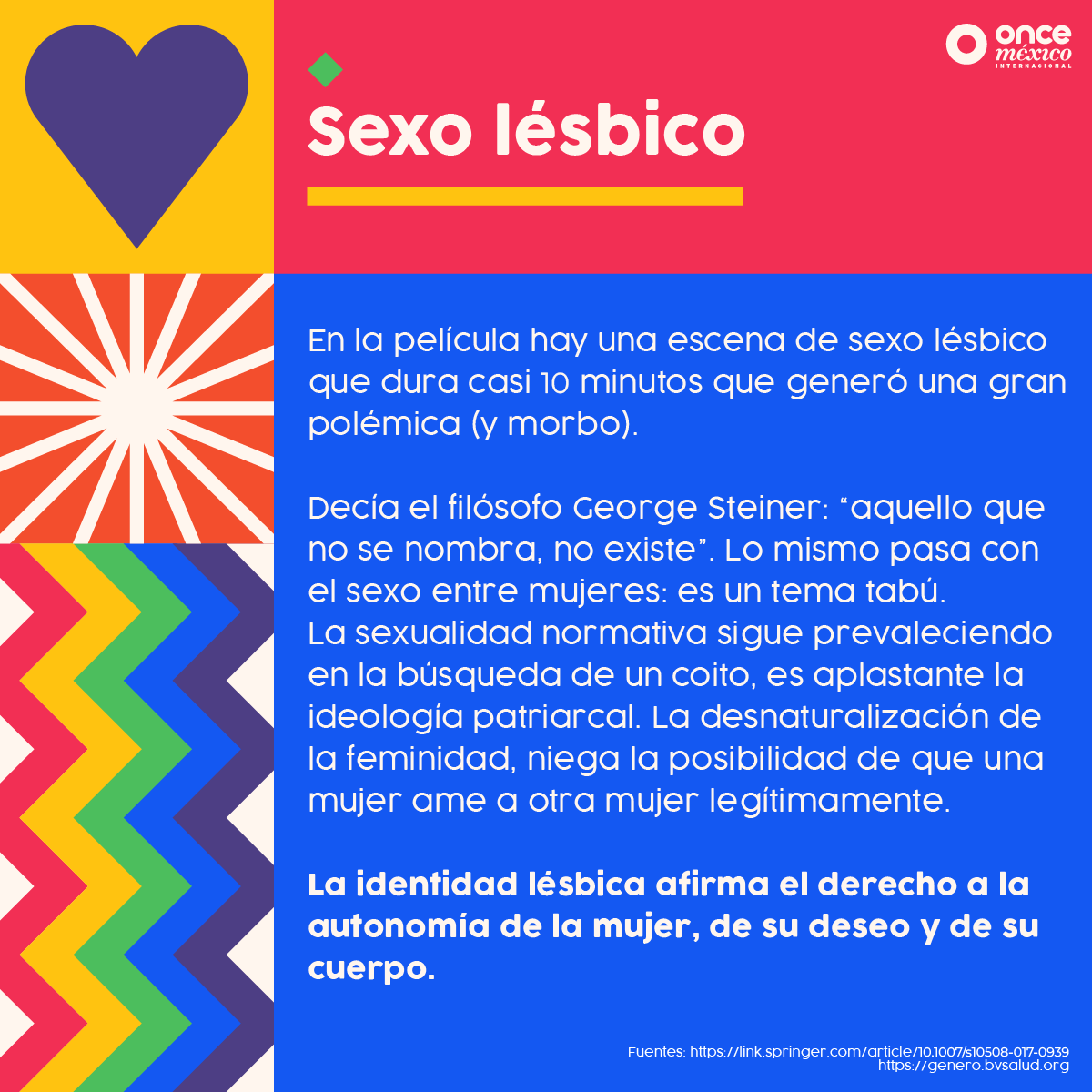 ElOnceMexico's tweet photo. Para Adèle, la ecuación de chica con chico le comienza a generar dudas, sobre todo, cuando conoce a Emma, una mujer que vive plenamente su libertad sexual. En #OnceMexico les recomendamos la controvertida cinta «La Vida de Adèle».
#AbrazaLaDiversidad #TejiendoMiBandera 🏳️🌈🏳️⚧️ https://t.co/XLi1IYckVv