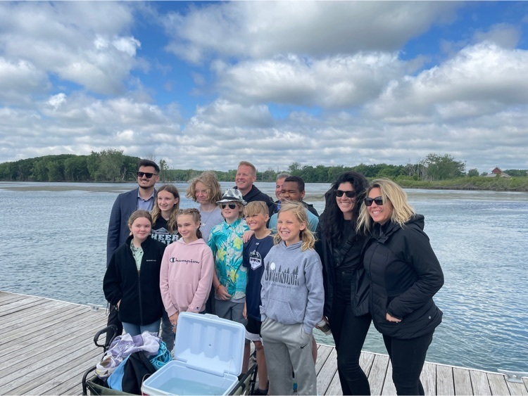 It was the perfect day to release our Sturgeon! Thank you to Jeff Bouwman and SMS student scientists for carefully taking care of Bart Swimson so he was ready for his big day! #InMarauderCountry