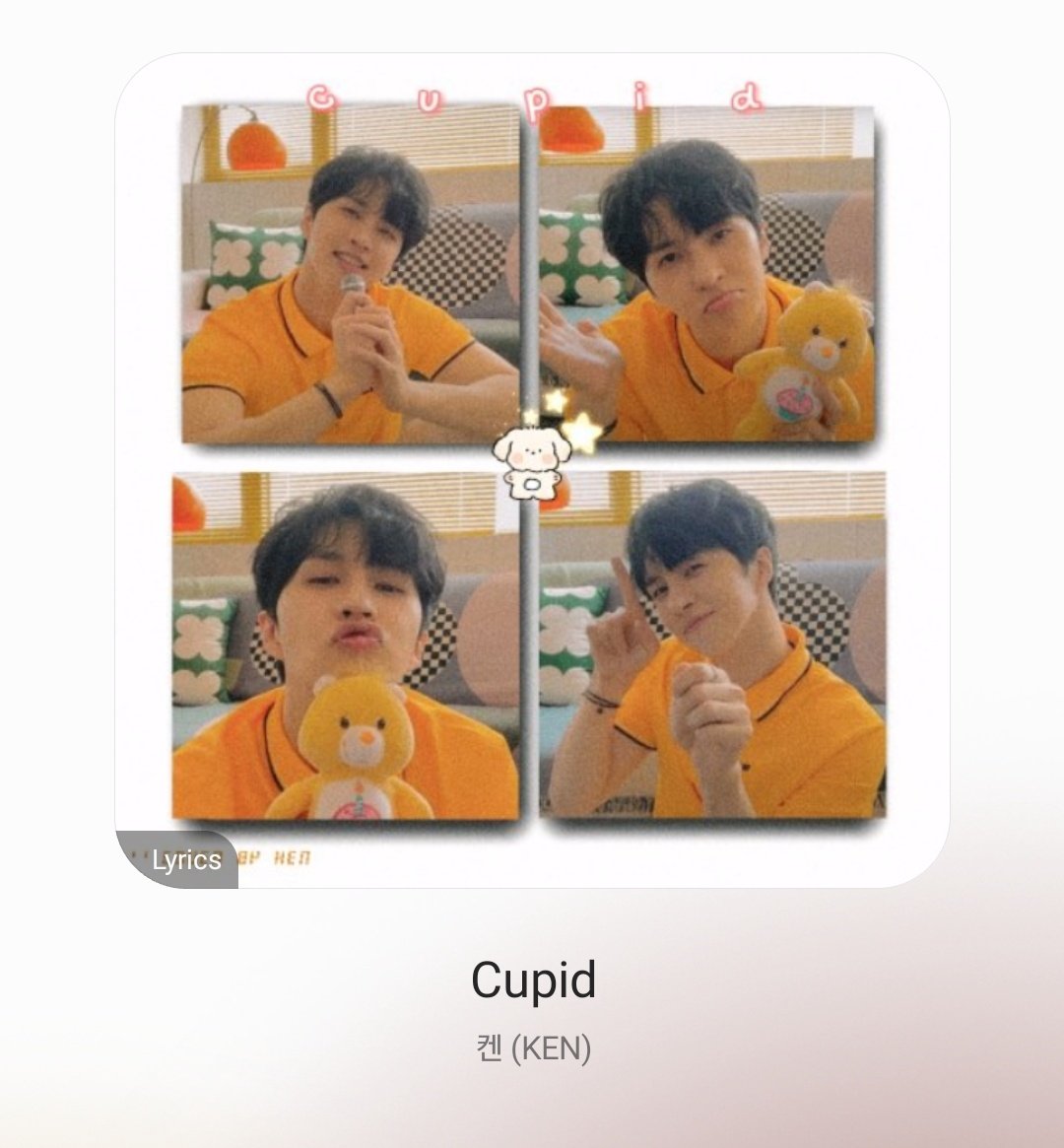 Jan잰✨️ on X: [ #켄 — Cupid ] lyrics ✓ cover art ✓ download