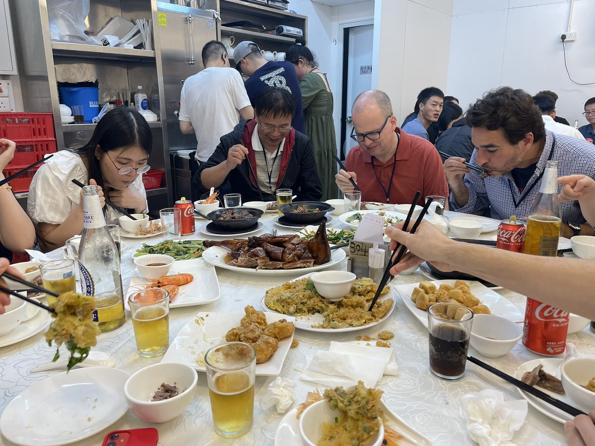 gregmacmillan99's tweet photo. A great first day at Climate Change &amp; Marine Ecosystems summer school, rounded off with a lovely evening meal. Time for day 2! @croucherFDN @StrathMathStat @SUPERDTP1 https://t.co/iKIHHFbKSI