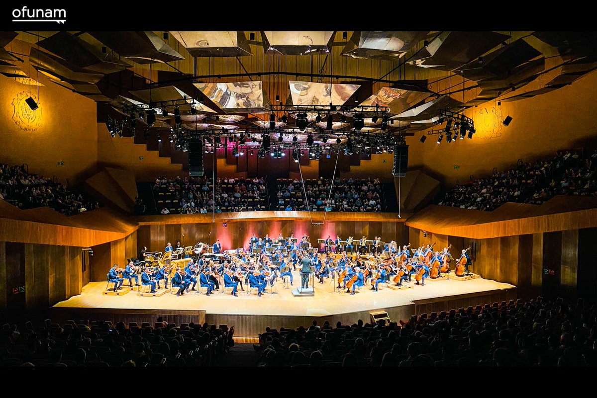 OFUNAM's tweet photo. ¡Gracias por acompañarnos en el programa del pasado fin de semana!

Estrenamos mundialmente Metanoia de Jorge Ritter.
Participó: Iván López Reynoso (@ivanlopezr_dir), director huésped.

#MúsicaUNAM #CulturaUNAM
