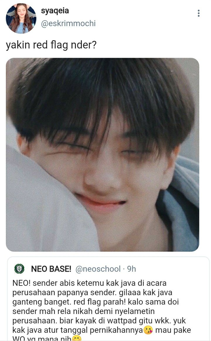syelelolelo's tweet image. red flag ceunah
#javaia 
park jisung five tweet au