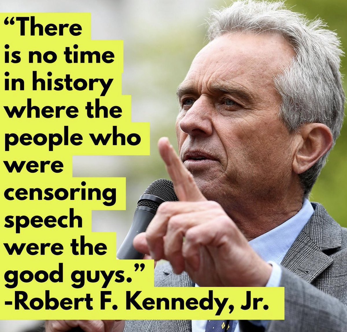 'Quando você tem um grande país, é seu dever criticá-lo para que se torne ainda maior.'
-Norman Mailer
#Kennedy24 #AllTheWayWithRFK 
#Parrhesia #FreeSpeech #FreeAssangeNOW
@RobertKennedyJr @TulsiGabbard