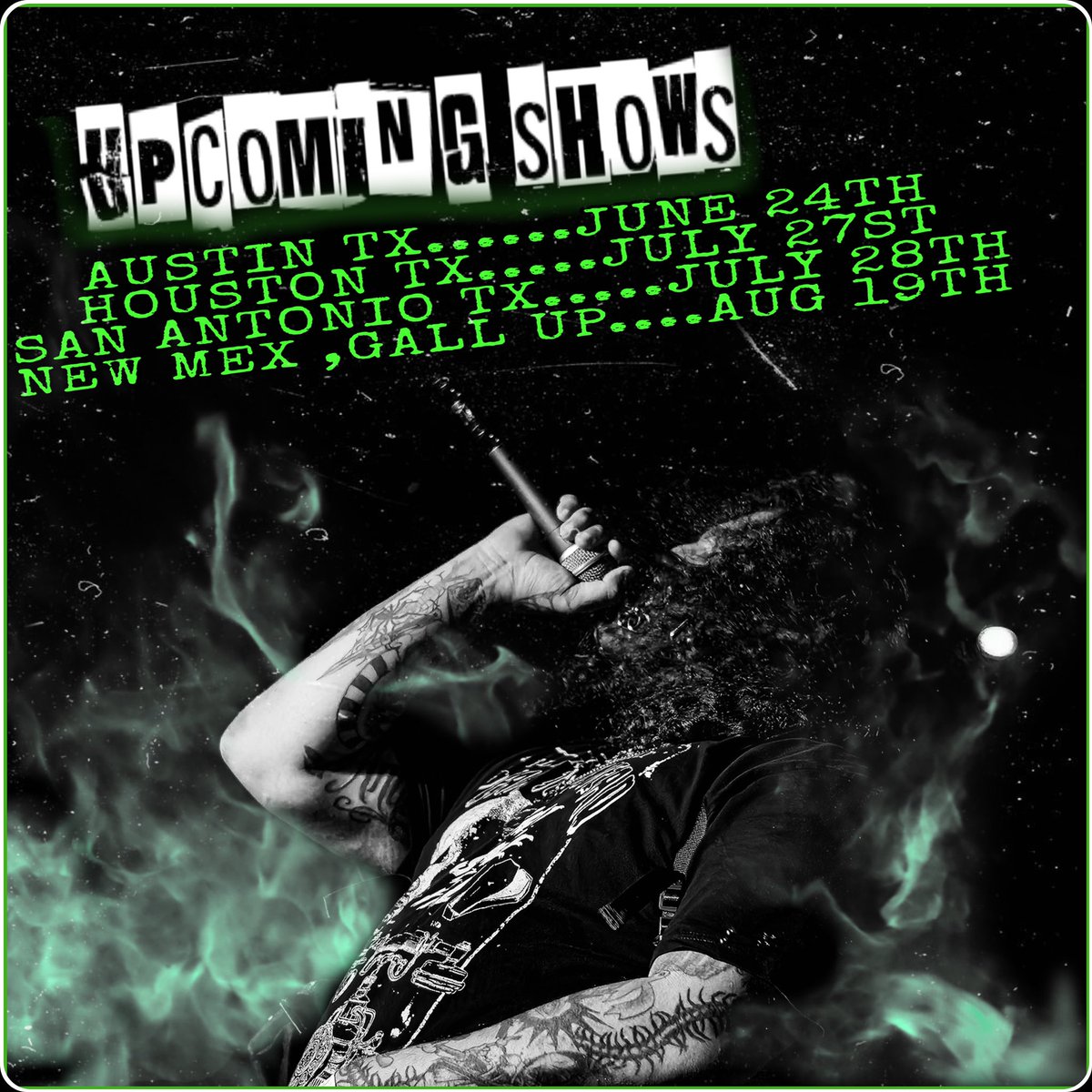 ☠️ FACES OF DEATH ☠️

MINI TOUR RUN OFFICIAL ANNOUNCEMENT // ALONG WITH 4 MORE UPCOMING SHOWS, MY BOOT IS ON THERE NECKS AND IM NEVER LETTING UP 🕷