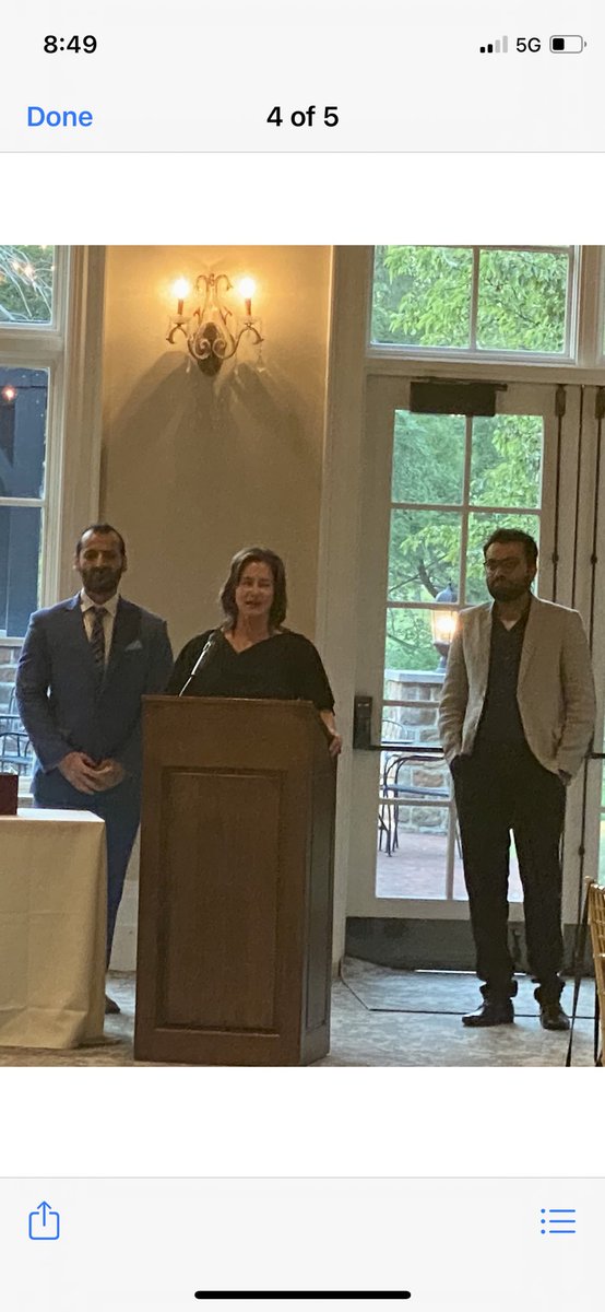 MeriMucha's tweet photo. It’s a grainy photo, but still proof we made it! Congratulations to the first geriatrics fellows of Mount Carmel on their graduation. Best of luck to you in your future endeavors, Jamil and Sherry. https://t.co/50AyDtGL1q