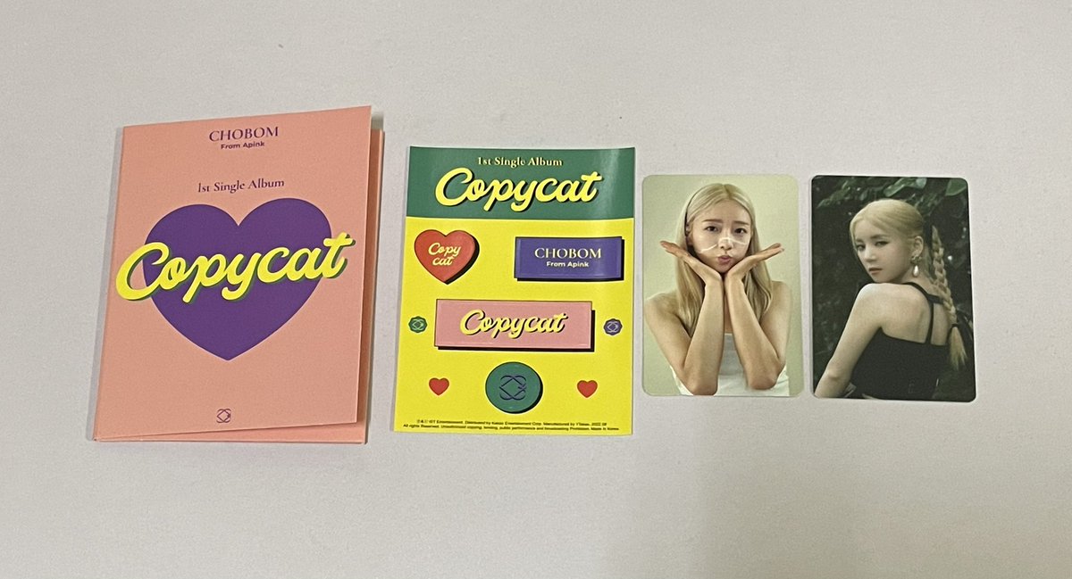 onlyeleven74's tweet image. wts apink 
• chobom copycat album + bomi pc &amp;amp; chorong qr pc 

wts 
• horn black 
• chobom copycat photobook
( copy / pink )
• chorong bomi copycat platform

wts apink copycat copy 
• chorong bomi unit pc
• bomi pc
• bomi message card 

#pasarapink @PasarApink @pasarkpopmy