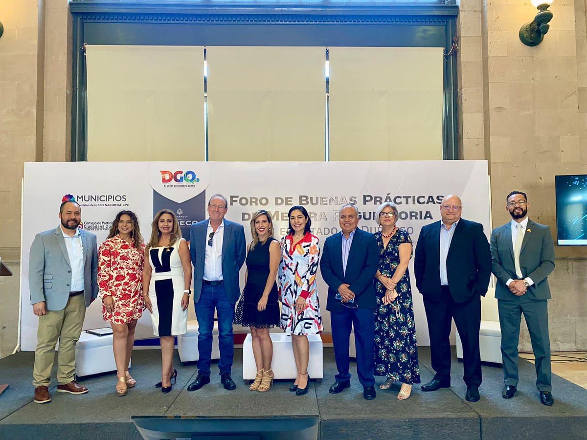 M_GerardoFlores's tweet photo. 📆 1 de Junio 2023, Durango, Mexico

📌 Foro Buenas Prácticas en #MejoraRegulatoria 

👏 Muchas gracias a @CPCDurango y @sedecodgo por la

@OCDE_RLAC  #OCDE #OECD https://t.co/lCb6pKM6LO