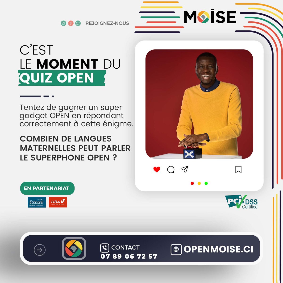 Open_Moise's tweet photo. Mardi des Bonus Open ! 
Tentez de gagner un super gadget Open en repondant correctement en commentaire !
🏆 Les meilleurs participants auront la chance de remporter des prix passionnants. 🎁 Ne manquez pas cette occasion de vous amuser, de vous défier et de vous surpasser ! https://t.co/tt3vn4LCRS