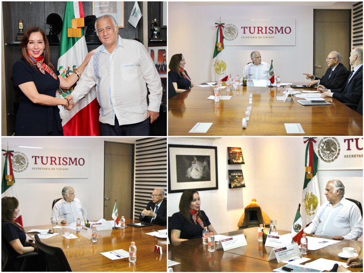 Recibí en <a href="/SECTUR_mx/">SECTUR México</a> a mi amiga María Elena Orantes, <a href="/nenaorantes/">María Elena Orantes</a>, Cónsul General de <a href="/ConsulMexHou/">Consulado General de México en Houston</a>, que en su primera reunión oficial hablamos de la importancia de fortalecer las estrategias de promoción desde este importante mercado emisor hacia #México🇲🇽. Gracias por la visita.