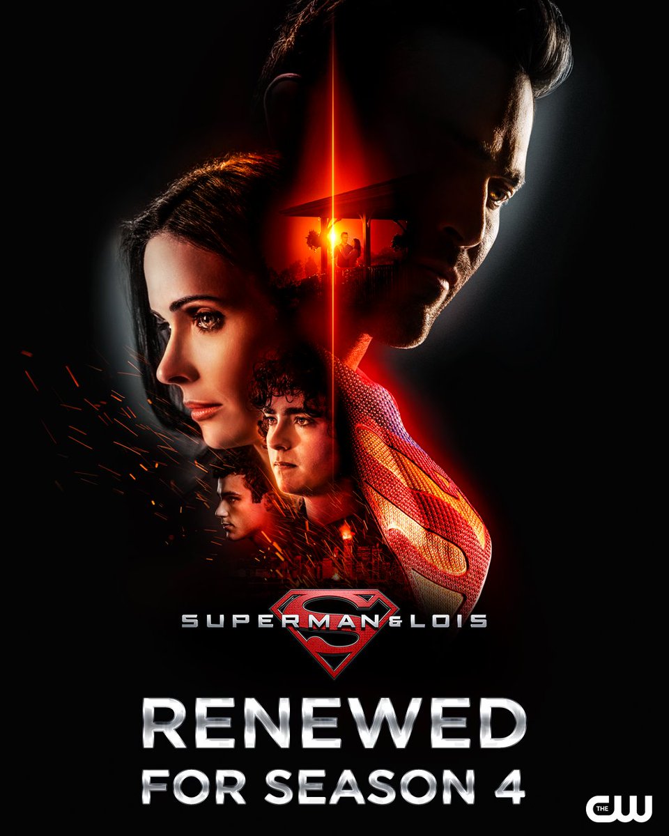 Their fight for hope isn't finished yet. The action continues. #SupermanAndLois is renewed for Season 4 🎉