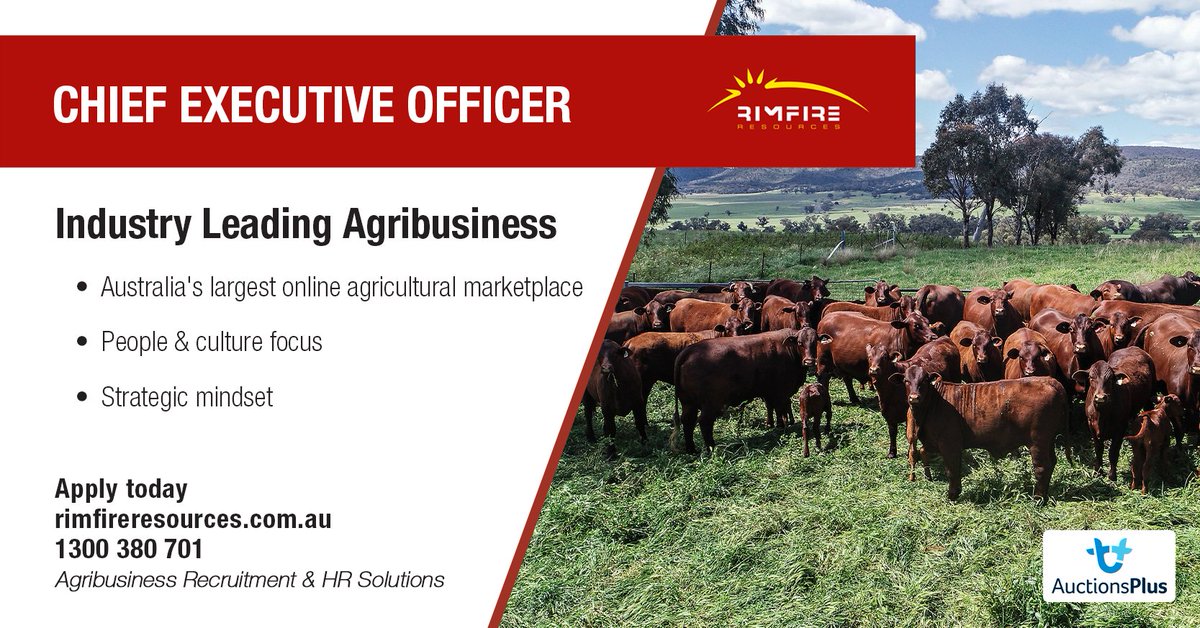 rimfireresource's tweet photo. Are you a visionary leader with a passion for revolutionising the agricultural industry?
Apply today: https://t.co/hc28JRrNk2
#ceo #executive #agriculture #agribusiness #agjobs #auctionplus #rimfireresources https://t.co/EOdIyjFwi8