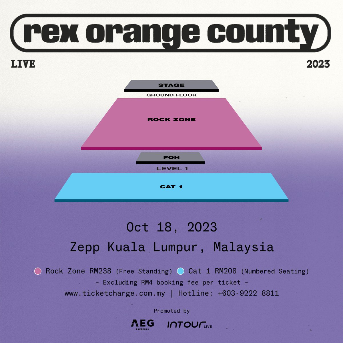 For the first time, Rex Orange County in Kuala Lumpur! 

18 October • Zepp KL
tickets available 16 June (11am):
ticketcharge.com.my