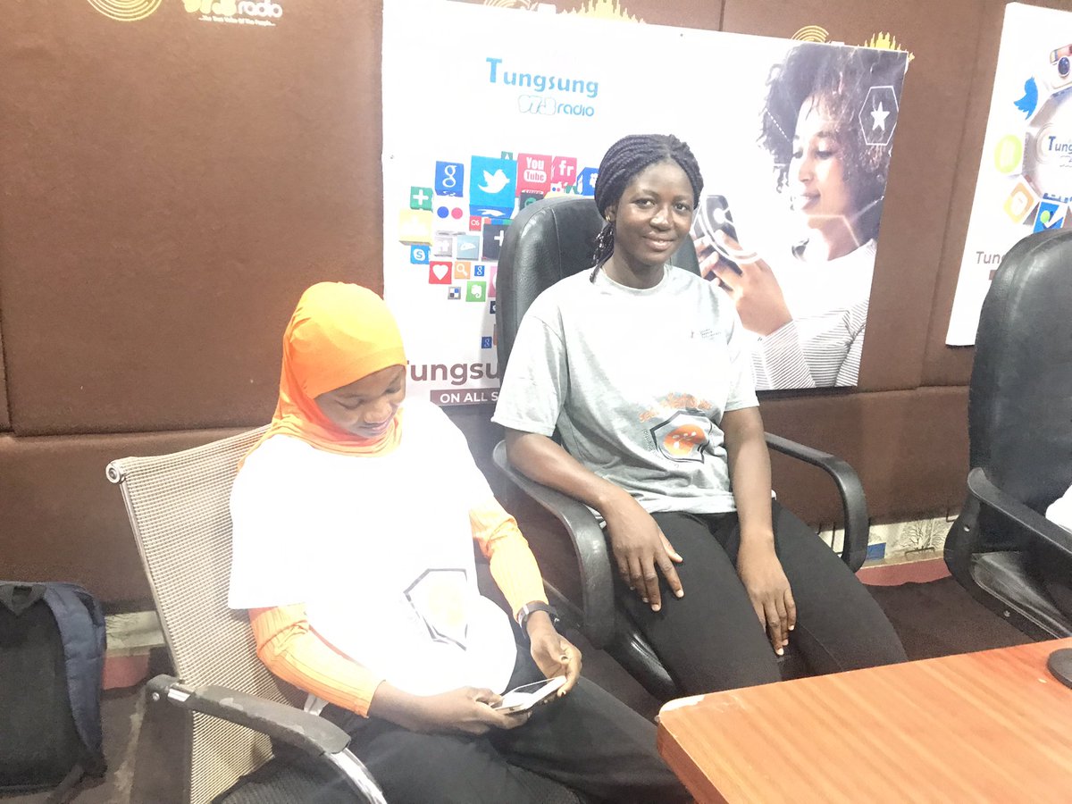 WZoyaar's tweet photo. Speaking on YFI ladies digital skills for young girls at tungsung radio yesterday. #techsisters #sheintech https://t.co/whl06laiHv
