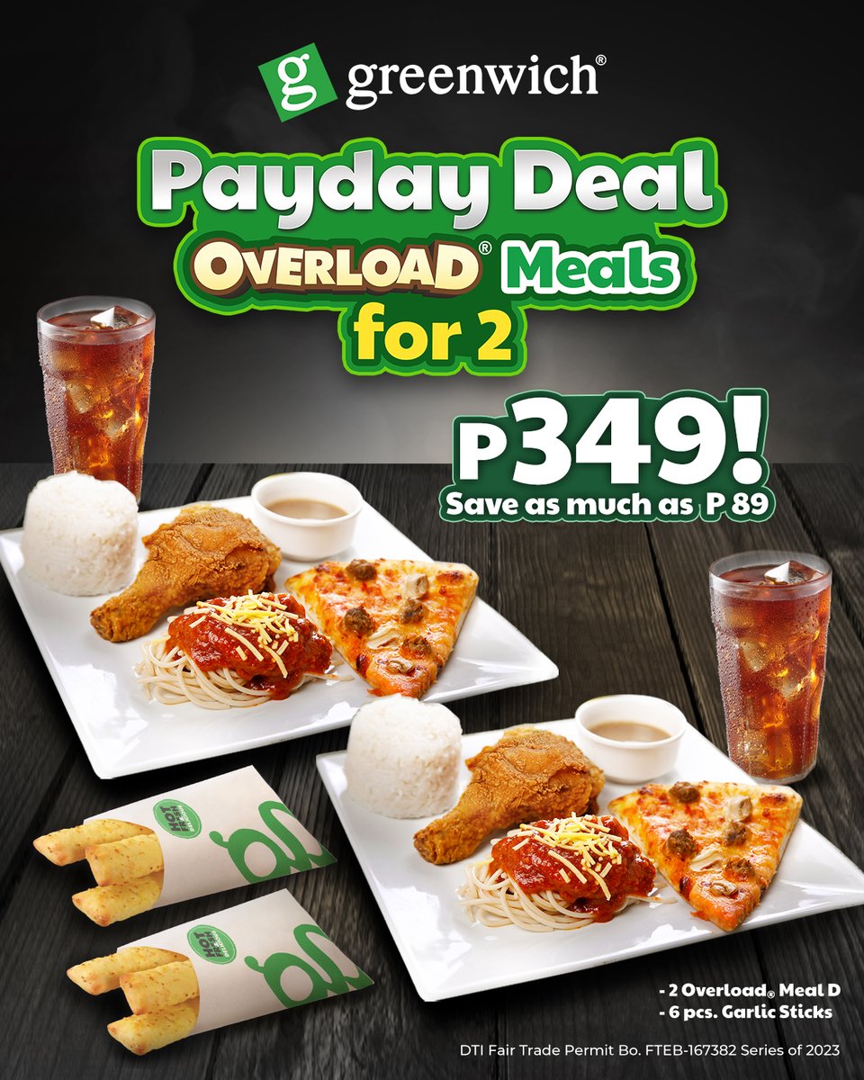 Greenwich Pizza on Twitter "‼ PAYDAY DEAL SALE ‼ G na with your