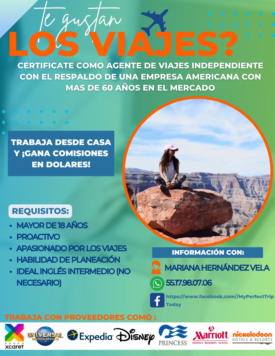 MyPerfectrip's tweet image. ✈️ Si estás interesad@ en el negocio
👉🏼🔺*ENVÍA DIRECTAMENTE*🔺👈🏼
*WhatsApp para recibir más información*
💬 WhatsApp: wa.link/zn5vd3
Países afiliados: 🇨🇴 🇪🇨 🇲🇽 🇵🇦 🇺🇸 🇦🇺