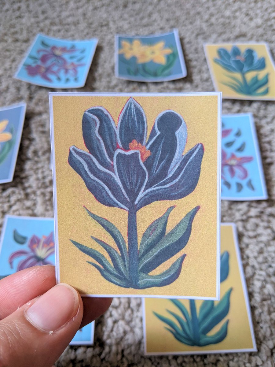 handrajart's tweet photo. stickers are ready for June's patrons!! sign up to any tier $5 or higher before June 30th to get this month's trio🌷🌷🌷

https://t.co/ygsff75rEA

#artsubscription #snailmail #artclub #patreon #stickers https://t.co/MRt1OUJNt2
