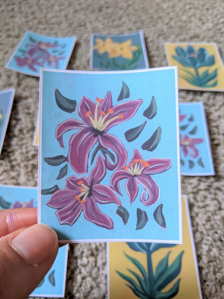 handrajart's tweet photo. stickers are ready for June's patrons!! sign up to any tier $5 or higher before June 30th to get this month's trio🌷🌷🌷

https://t.co/ygsff75rEA

#artsubscription #snailmail #artclub #patreon #stickers https://t.co/MRt1OUJNt2