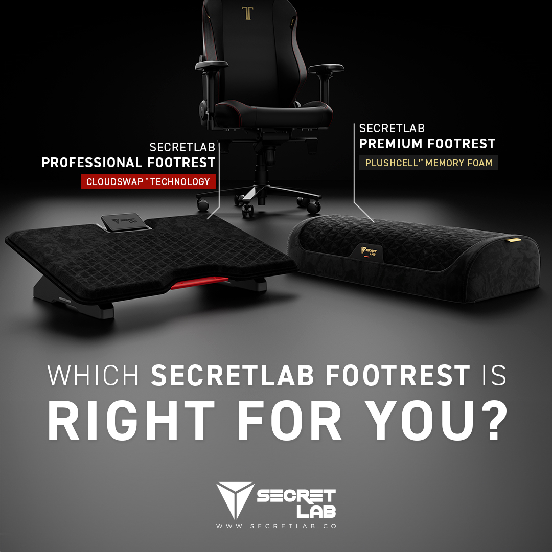 Introducing Secretlab footrests: Step up your ergonomic support