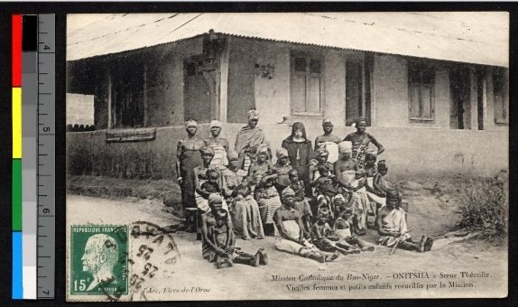 Wanted to leave this before heading to bed.  I was researching something and found these images. Onitsha circa 1930s.
