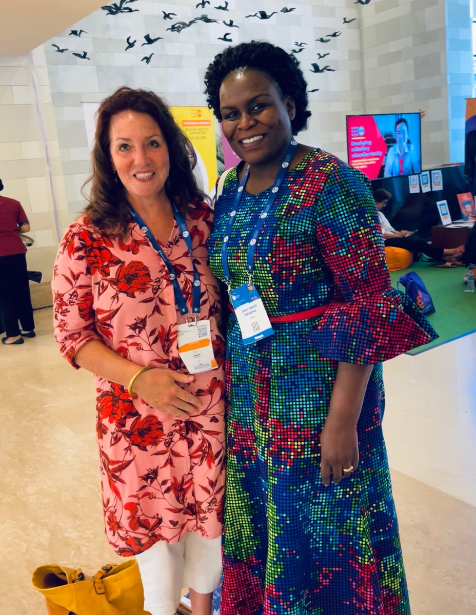 AlisonNWLChamp's tweet photo. Happy finding President Annette @AKanyunyuzi #ICM2023 Missing you Betty! Will find you Dr. Mbalinda! Visit Nusa Dua poster hall tomorrow to chat #Respect #Research #HERWorkshops #ForMidwives #WithMidwives π @najjuuko_betty @MuntadaAid @THETlinks #GlobalTwinning https://t.co/iMRtQC5lHW