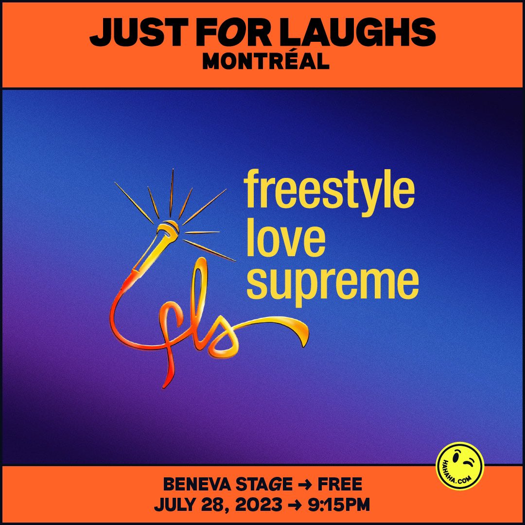 Just Announced: FLS will be at <a href="/justforlaughs/">JUST FOR LAUGHS</a> in Montreal on July 28th… just for FREE! Link in Bio, Oui Oui!