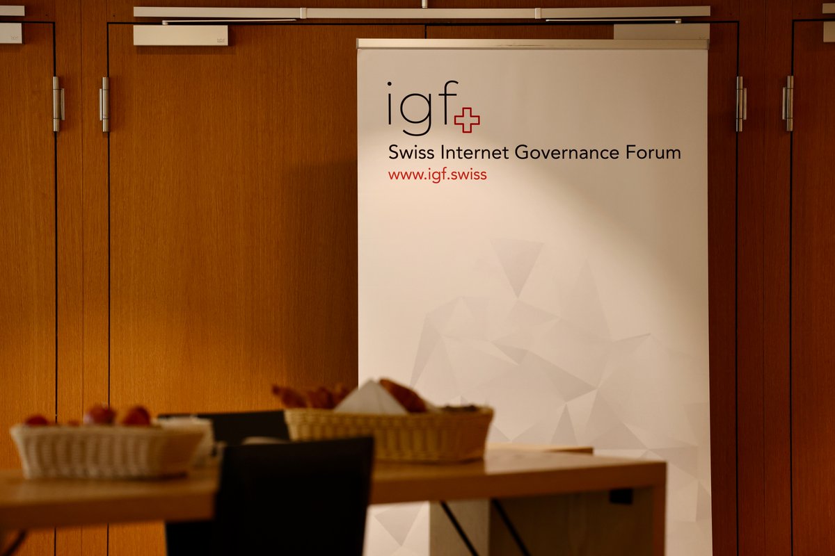 You have an opinion on the megatrends #Digitalisation #AI #DigitalGovernance, but didn’t register yet for today's #SwissIGF23? You can still follow the sessions.

🔴 Live Stream: igf.swiss/live (starting 9am)
