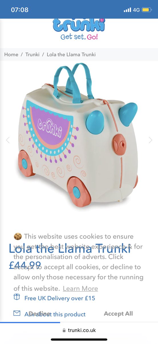 Kirsty Greaves (Cochrane) (@kirstycochrane4) on Twitter photo Left trunki in security <a href="/BirminghamAirpo/">Birmingham Airport</a> - hoping it can be kept safe until our return home in 1 week. 😢. Left trunki in security <a href="/BirminghamAirpo/">Birmingham Airport</a> - hoping it can be kept safe until our return home in 1 week. 😢.