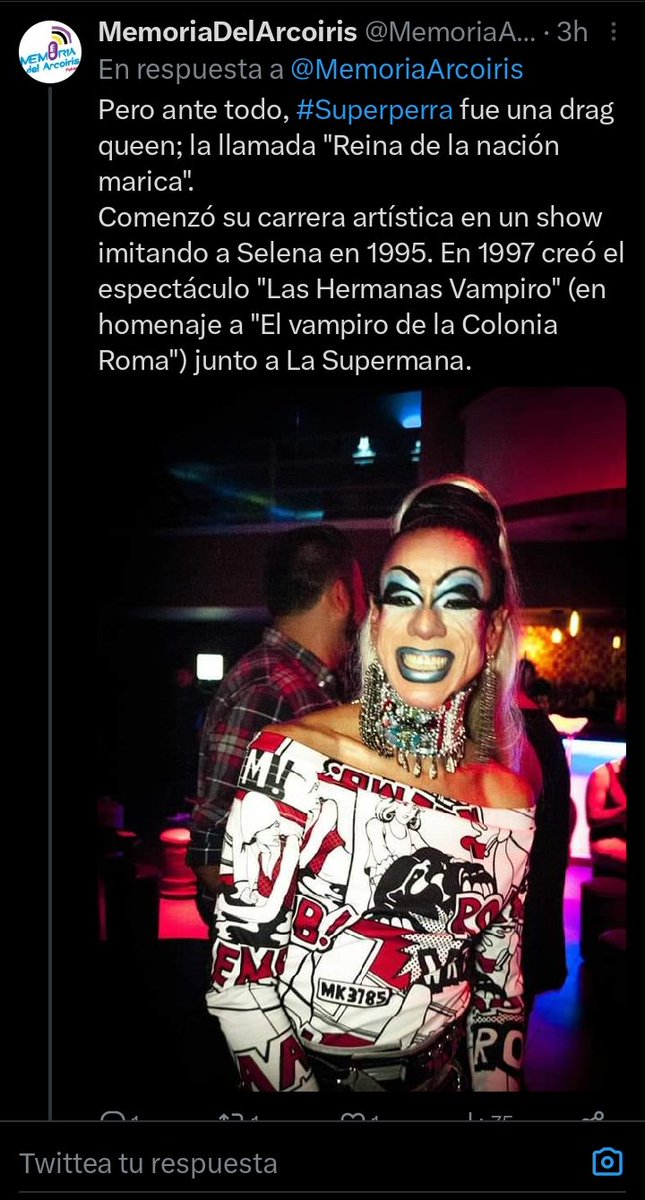 Pido de favor y de la manera más atenta a <a href="/MemoriaArcoiris/">MemoriaDelArcoiris</a> y a <a href="/GuidoAstolfi/">Guido Astolfi (Pron. Elle / Ella)</a> que verifique sus fuentes al hablar de Oswaldo Calderón #Superperra ya que su fallecimiento fue por otras circunstancias y no tiene que ver con el desbasto de medicamentos (ART) así como
Hilo 🧵