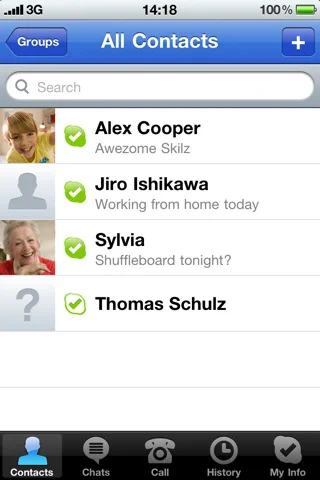 Skype for iPhone in 2010