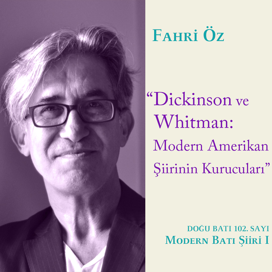 'Dickinson ve Whitman:
Modern Amerikan Şiirinin Kurucuları'

Fahri Öz'ün yazısı
Modern Batı Şiiri'nde

#şiir #edebiyat #poetika #dickinson #whitman #amerikanedebiyatı #emerson #thoreau #melville
#hawthorne #çimenyaprakları #songofmyself #higginson #longfellow #edgarallanpoe