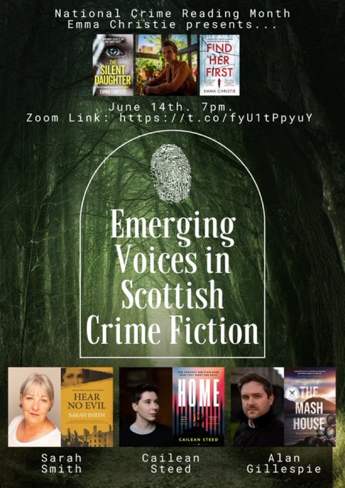 This is tomorrow at 7pm! Live from my camper van! We've more than 20 people signed up already - come join us!
It's FREEEE but you MUST register in advance here us02web.zoom.us/meeting/regist…
All part of National Crime Reading Month :-) #PickUpAPageTurner