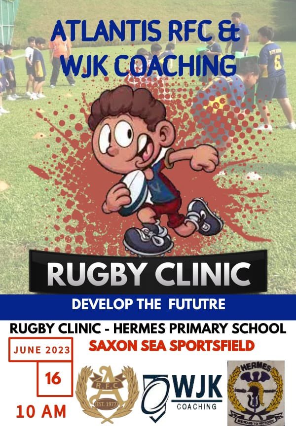 WJK_Coaching's tweet image. 🚨 Rugby Clinic Loading… 🏉

This coming Youth Day, we have the opportunity to help developing our future. Atlantis RFC &amp;amp; WJK Coaching will host a Rugby Clinic for Hermes Primary School at the Saxon Sea Sports Field. 
We are excited! 
#DevelopingOurFuture #Rugby