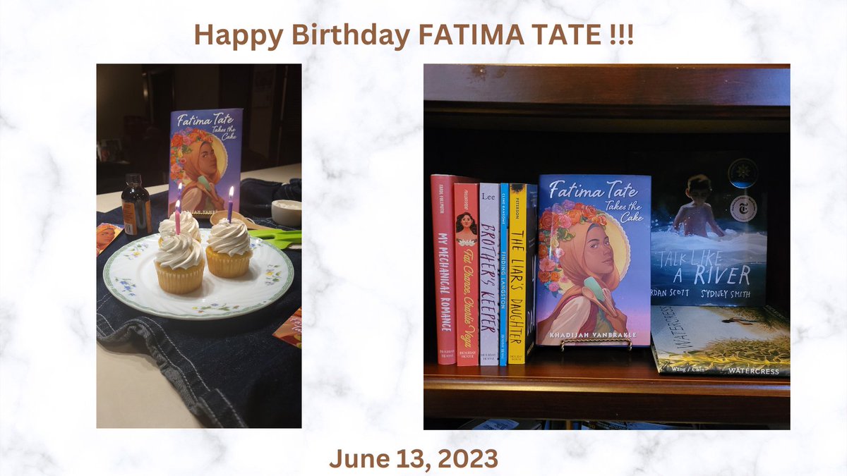 LVanBrakle's tweet image. My debut Contemporary YA novel is out today

FATIMA TATE TAKES THE CAKE 🍰 🍰🍰

The dedication: 
To those teens who are viewed as not Black enough while at the same time judged for not being Muslim enough, I tell stories for you. You are seen here.

Welcome

#HolidayHousebooks