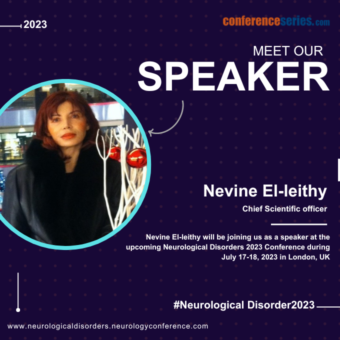 conferenceseri's tweet photo. #NeurologicalDisorder2023 Keynote speaker | Nevine El-leithy | Chief Scientific officer
#conferenceseries takes the pleasure of organizing the #NeurologicalDisorders2023 scheduled during July 17-18, 2023 in #London UK
For more details: https://t.co/oynqHWoPdw
#Jokic #NBAFINALS https://t.co/97Novyd4SX