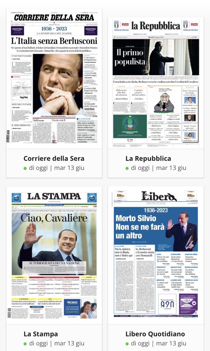 ilpiotr's tweet photo. L’ardua sentenza dei posteri:
#SilvioBerlusconi #coverpages https://t.co/4cHsSBo8W8
