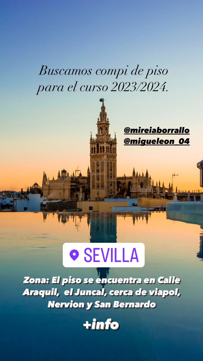 <a href="/Migueleon_04/">Miguel León🤪</a> y yo buscamos compi de piso. Se agradece difusión.