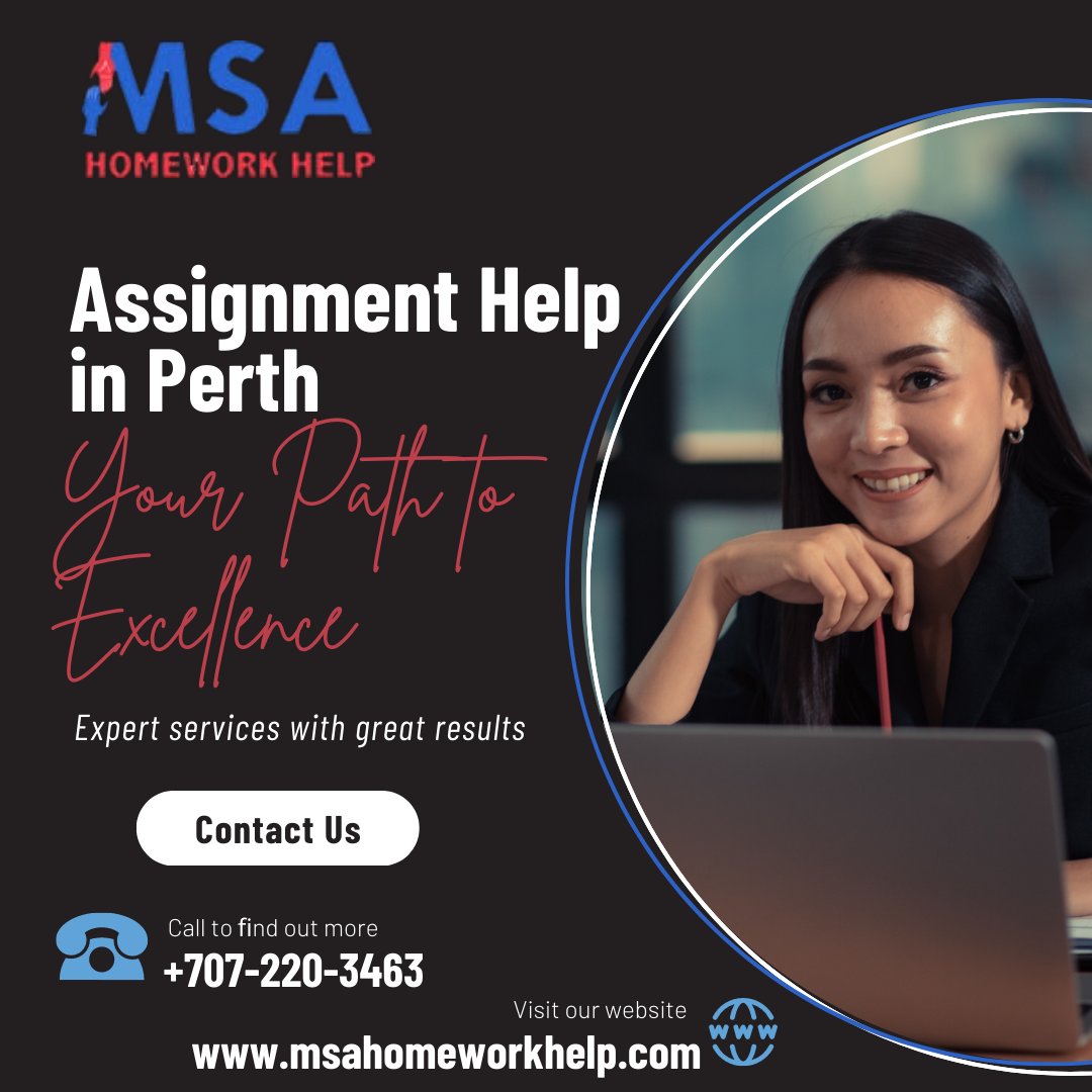 msa_help's tweet image. Get the Best Assignment Help in Perth.

#msahomeworkhelp #assignmenthelp #assignmenthelpperth #perthassignmenthelp
#Perth