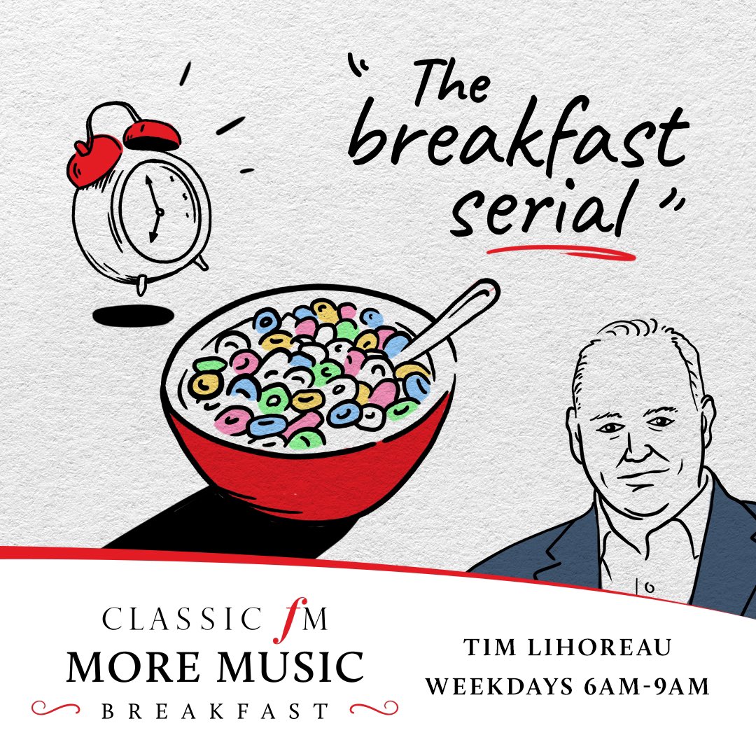 TimLihoreau's tweet photo. Good morning from the @ClassicFM Breakfast Show
Can you think of a connection for our #BreakfastSerial ?
Today we need to get from Sibelius ‘Andante Festivo’ to…
…Vivaldi’s Mandolin Concerto.
Can it be done? The blue plaque, limited edition sticker up for grabs. https://t.co/KnvR0QYqGQ